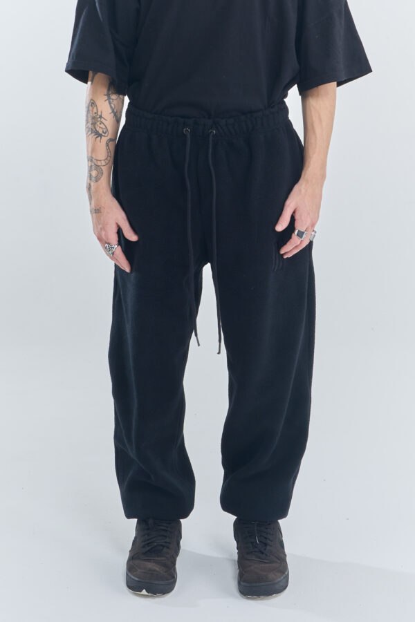 Embroidered Logo | Polar Pants | Black