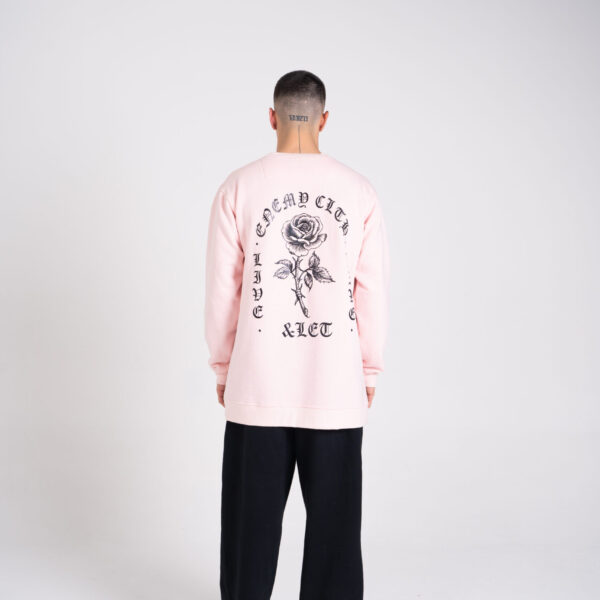 Live and Let Live | Crewneck | Pink
