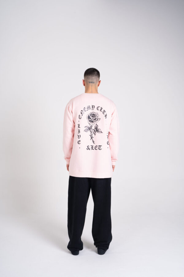 Live and Let Live | Crewneck | Pink - Image 2