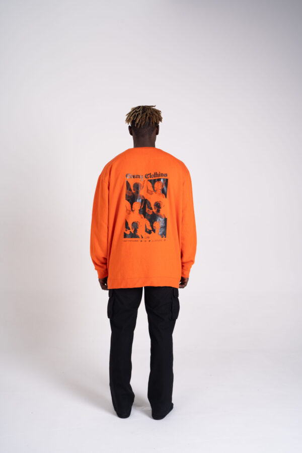 Not Angels | Crewneck | Orange - Image 2