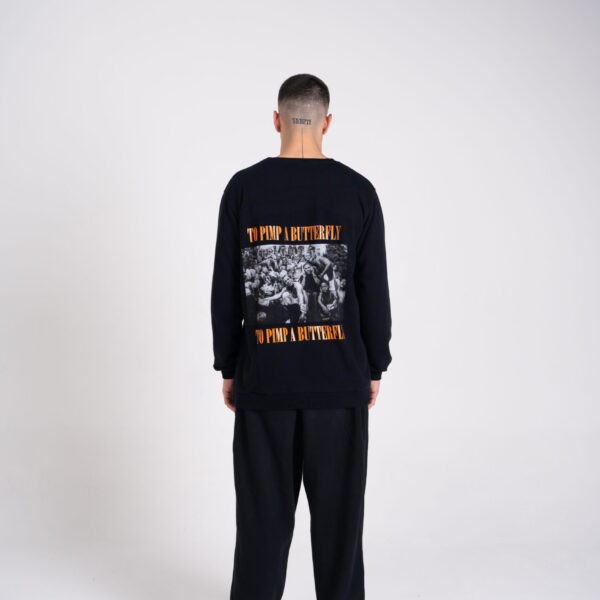 To Pimp a Buttefly | Crewneck | Black
