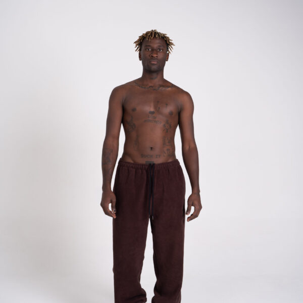 Front Classic Logo | Polar Pants | Brown