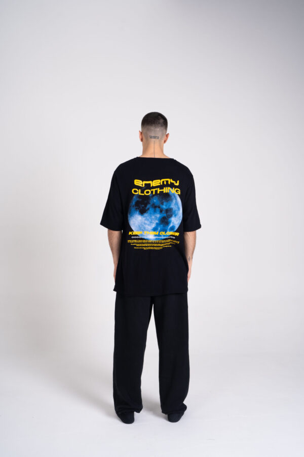 Moon Over People | Classic Tee | Black - Image 2