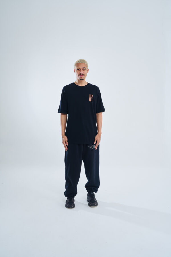 Melted logo | Classic Tee | Black Orange