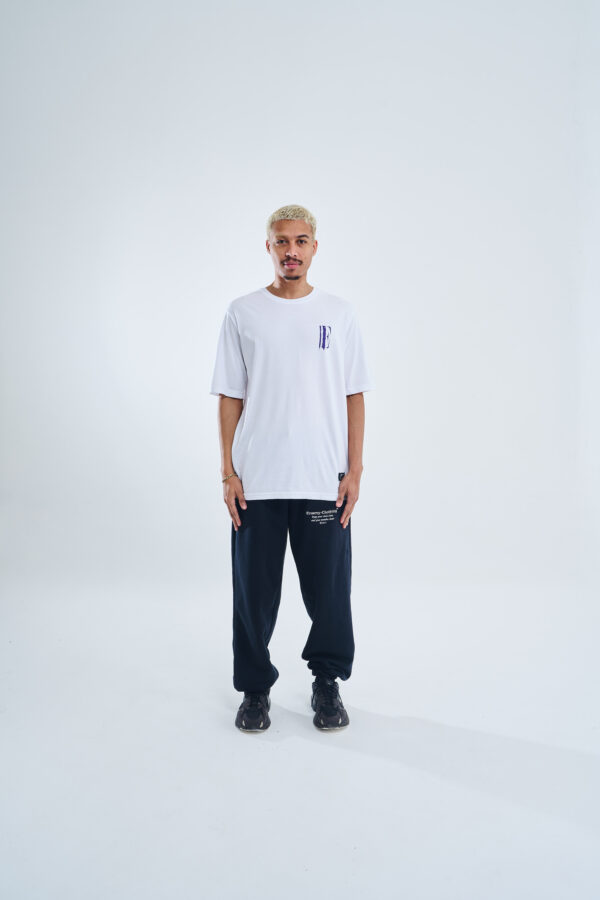 Melted logo | Classic Tee | White Violet