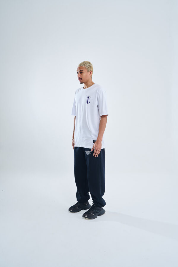 Melted logo | Classic Tee | White Violet - Image 4