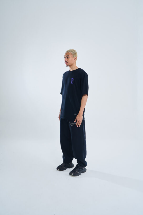 Melted logo | Classic Tee | Black Violet - Image 4