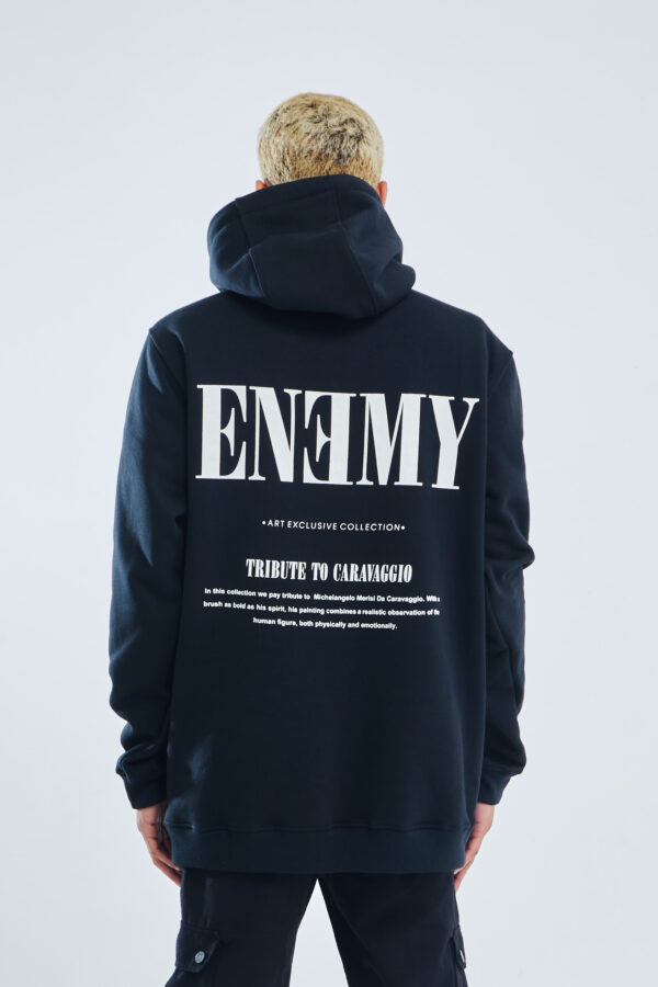 Tribute To Caravaggio | Hoodie | Black - Image 6