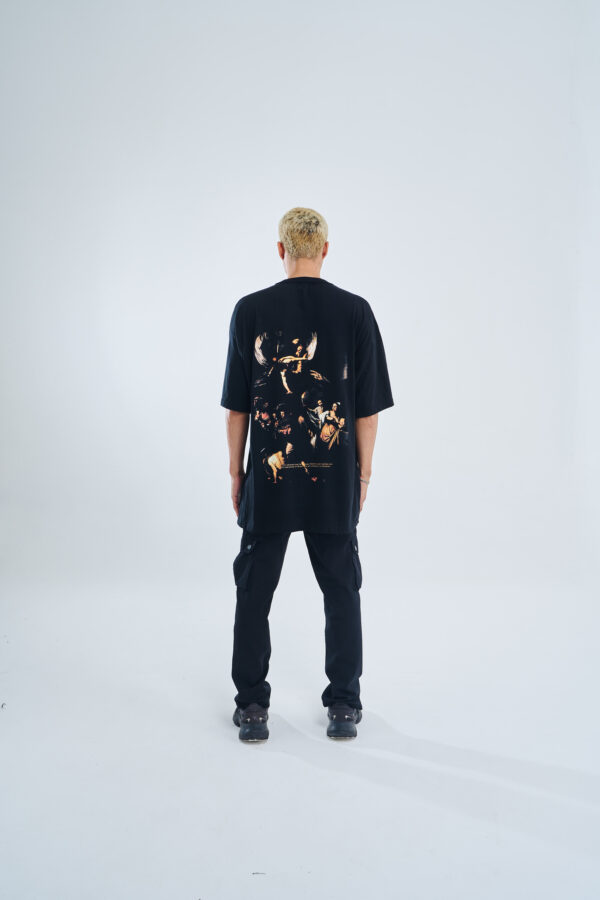 Art Collection Sette Opere Di Misericordia | Oversize Tee | Black