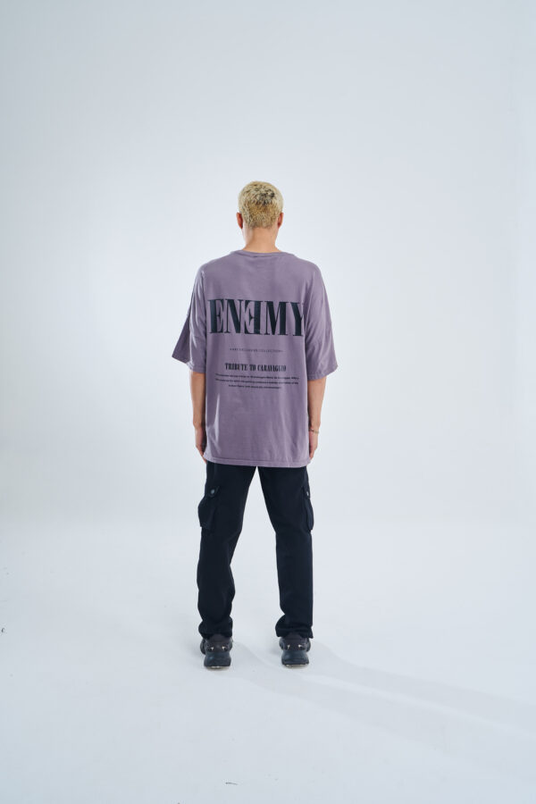 Tribute To Caravaggio | Oversize Tee | Grey - Image 2