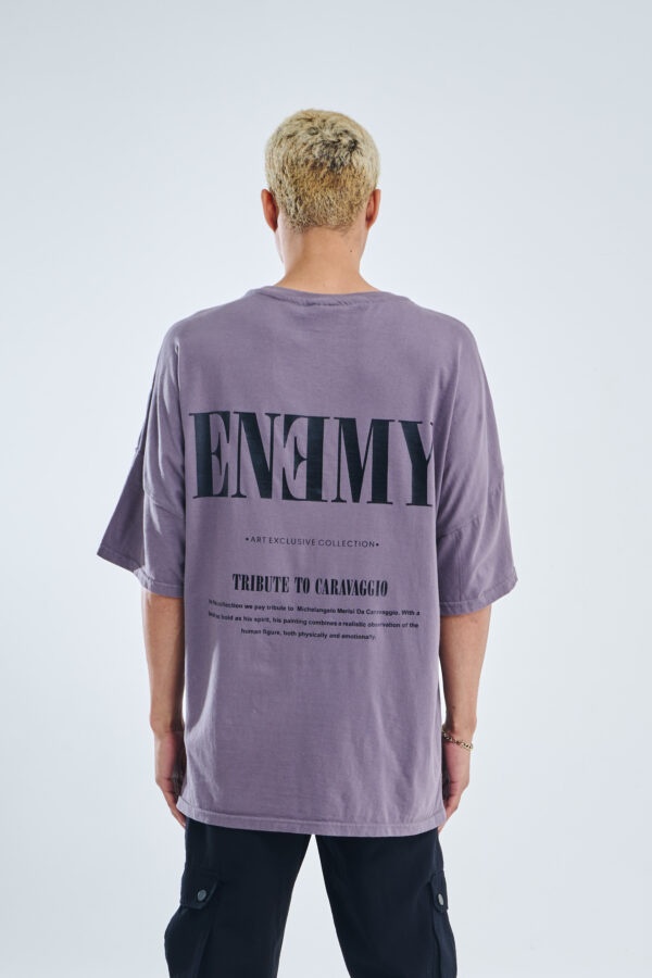 Tribute To Caravaggio | Oversize Tee | Grey - Image 6