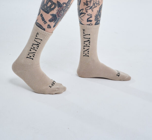 Enemy TM | Socks | Beige