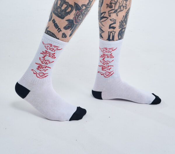 Enemy Trash | Socks | White