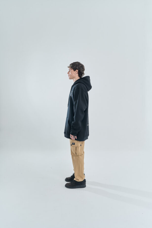 Caravaggio Printed Logo | Hoodie | Black - Image 3