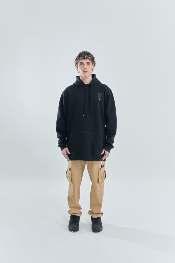 Caravaggio Printed Logo | Hoodie | Black - Image 2