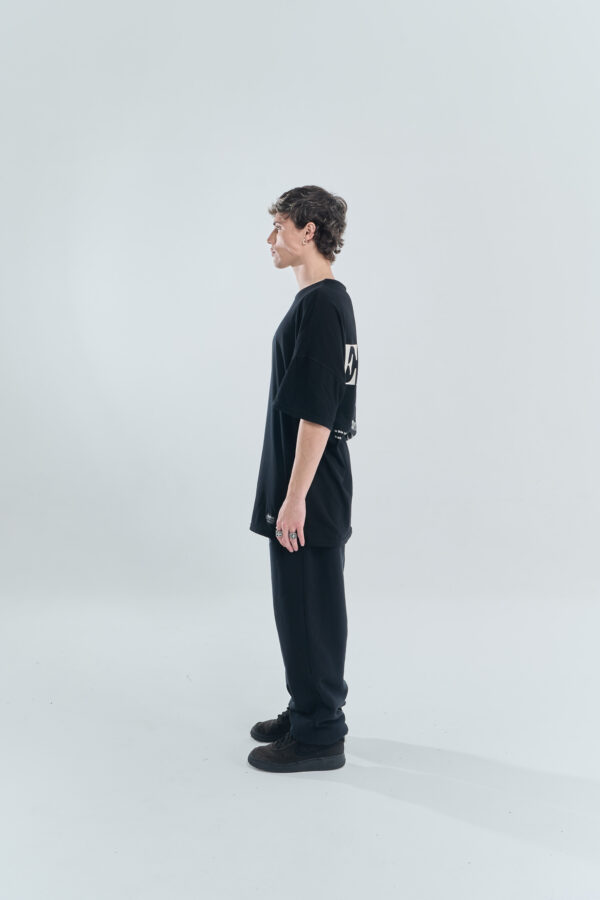 Tribute To Caravaggio | Oversize Tee | Black - Image 3