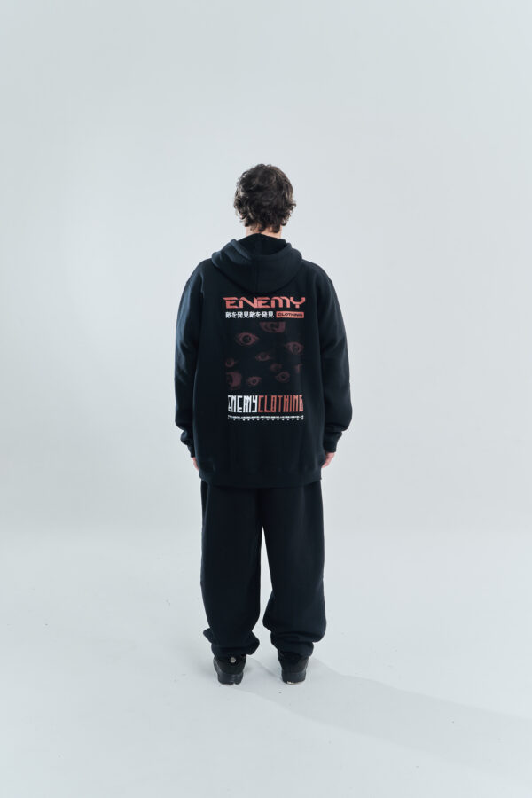 Eyes Over All | Hoodie | Black - Image 2