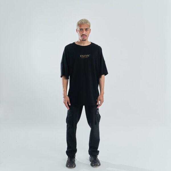 Art Collection La Virgine Del Rosario e Anni Di Scandalo | Oversize Tee | Black