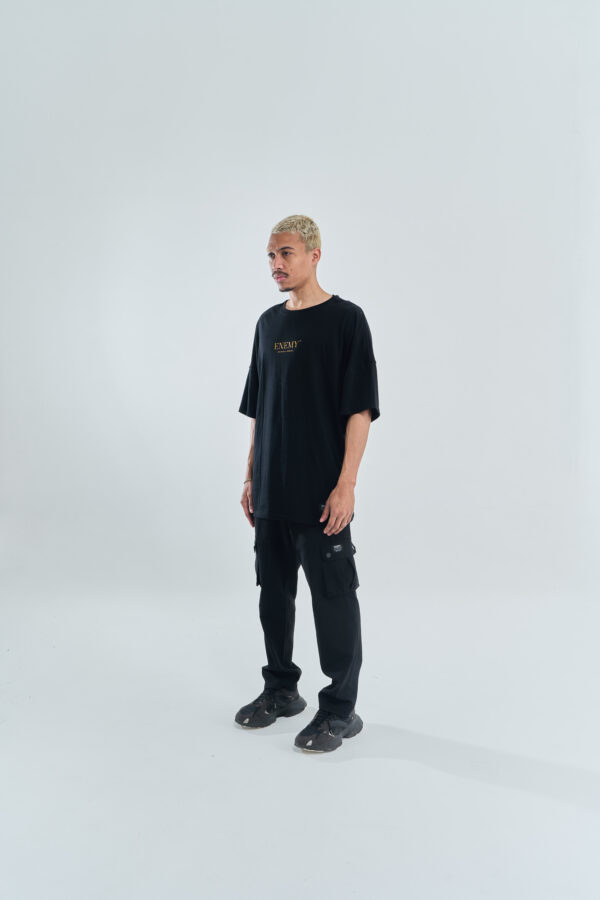 Art Collection Sette Opere Di Misericordia | Oversize Tee | Black - Image 4