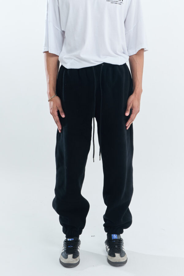 Embroidered Logo | Frisa Pants | Black