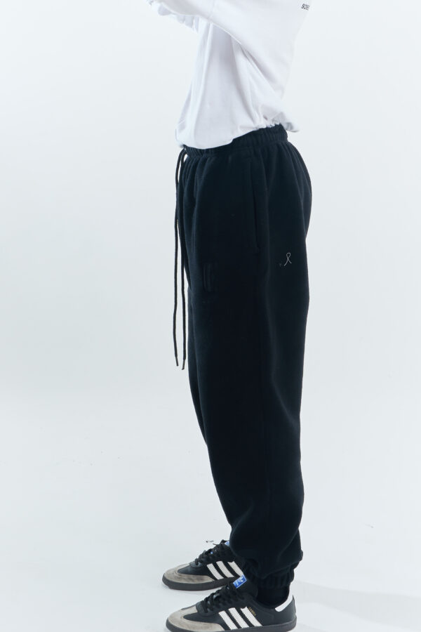 Embroidered Logo | Frisa Pants | Black - Image 3