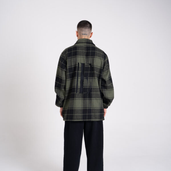 Embroidered Logo | Viyela Shirt  | Green