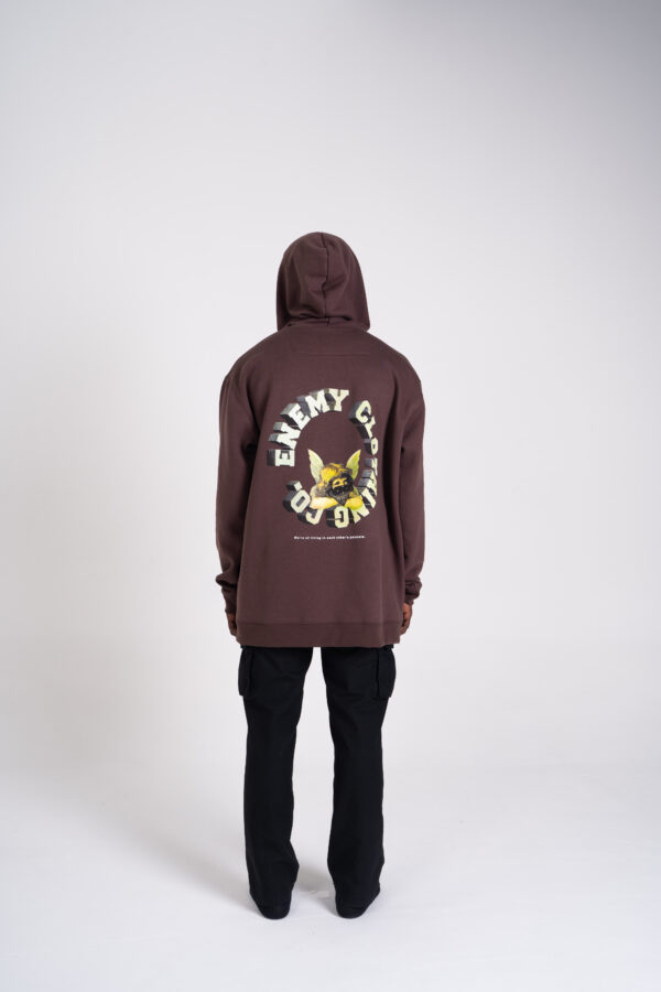 Enemy Gvng | Hoodie | Brown - Image 2